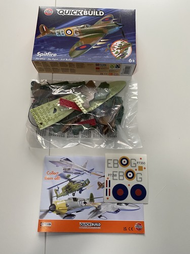 Airfix quick build - build, spitfire