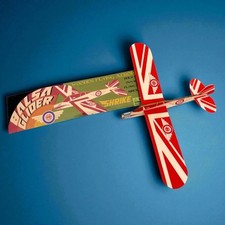 House of Marbles Balsa Glider Plane Build & Fly Wooden Model Aircraft Toy