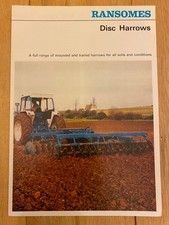 RANSOMES Disc Harrows Vintage