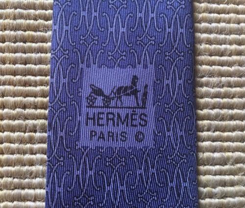 Hermès 100 silk tie - tie, 'h'