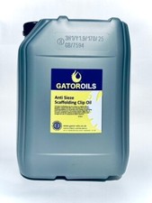 Gator Oils Scaffolders Clip Lube Scaffold Anti-Seize Fluid Penetrating Oil 20L