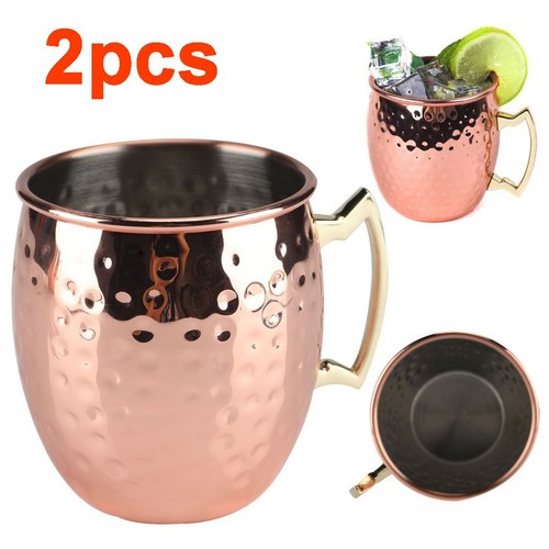 2pcs moscow mule - moscow, mugs