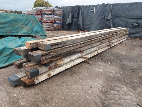 Reclaimed pitch pine beams - pitch,