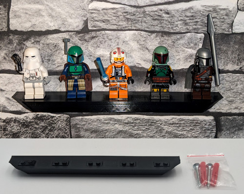 Lego mini figure wall - lego,