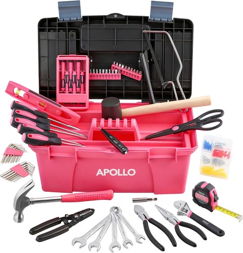 Pink tool kit 170pc - tool,