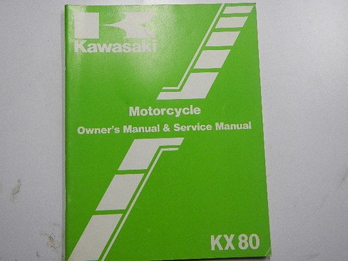1985 kawasaki kx80 owner - kx80,