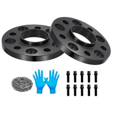 2x 15mm 5X112 Wheel Spacer 66.56mm CB 14X1.25 BOLT FIT BMW G30 M4 X5 Mini Cooper