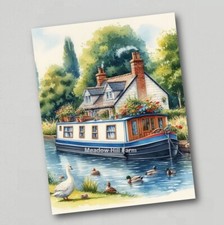 Fridge Magnet Canal Barge