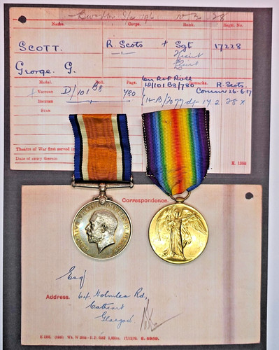 Ww1 medal pair - medal,