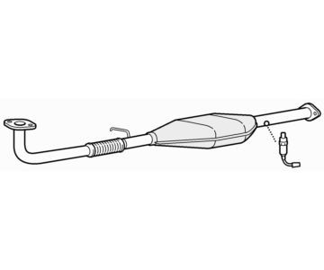 Approved front exhaust pipe - front,