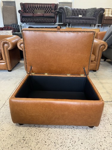 Chesterfield style tan real - style,
