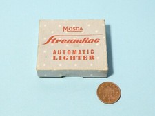 Vintage EMPTY  Mosda Streamline Automatic Lighter Cardboard Box #MnC