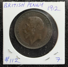 British Penny 1912. Free postage. Condition as seen in photos