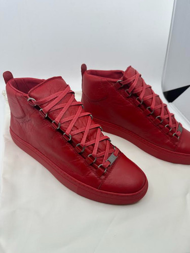 Men balenciaga red arenas high - men,