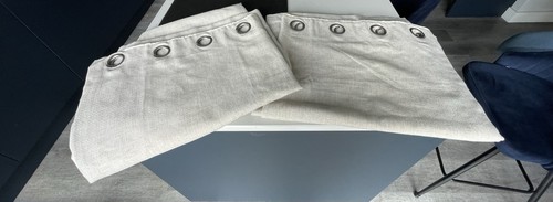 Dunelm natural eyelet - natural, curtains