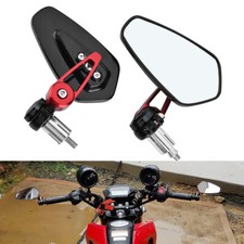 7/8" Motorcycle Bar End Mirrors For Yamaha Street Bike Cruiser DirtBike Quad ATV