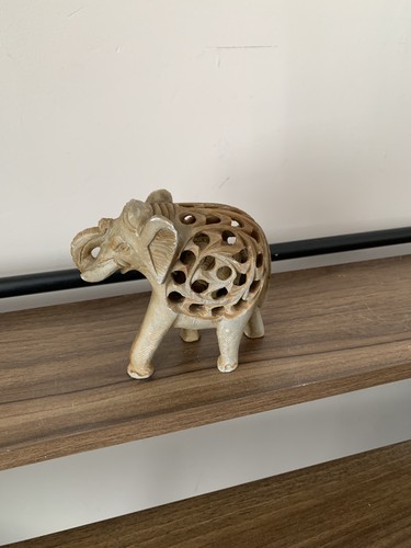 Hand carved soapstone - carved,