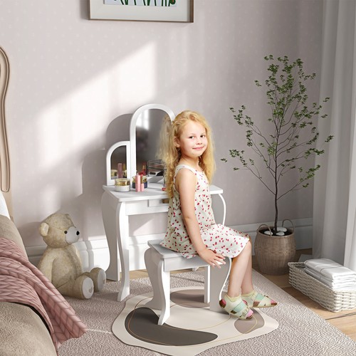 Kids dressing table and stool - dressing,