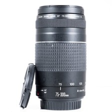 Canon 75-300mm F/4.0-5.6 III Full Frame Auto Focus EF Mount Telephoto Zoom Lens
