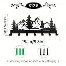 Metal Forest Key Holder Wall