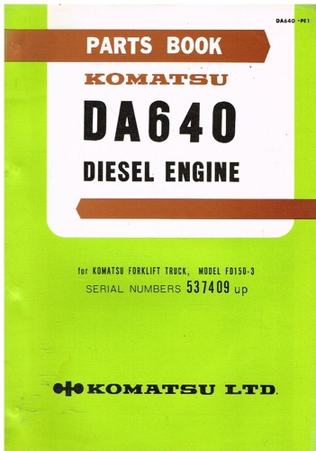 Komatsu da640 diesel - da640,