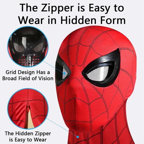 Superhero spider man helmet - spider‑man,