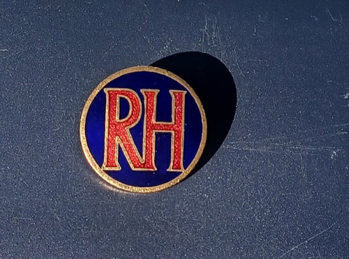 Vintage badge ruston - 'rh', &