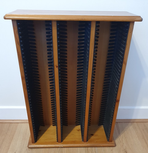 Vintage row rack storage - row, cd