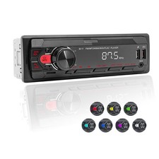 Single 1Din Car Stereo Radio Bluetooth USB In-Dash FM Aux Input MP3 Radio Player