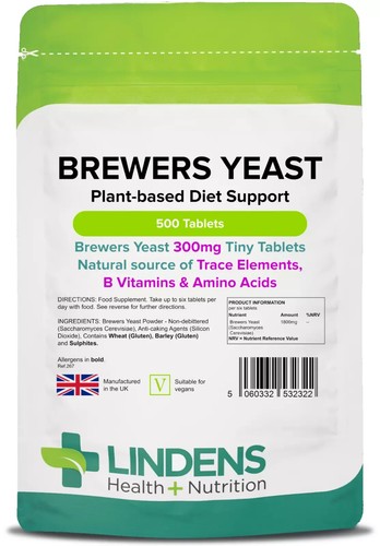 Brewers yeast 300mg 500 - yeast,