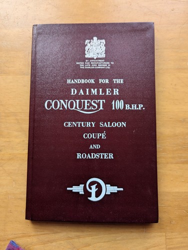 Daimler conquest 100 bhp - daimler,