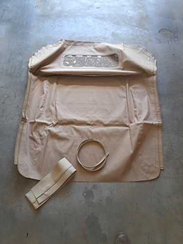 Tan canvas top nos - mg, 54-55