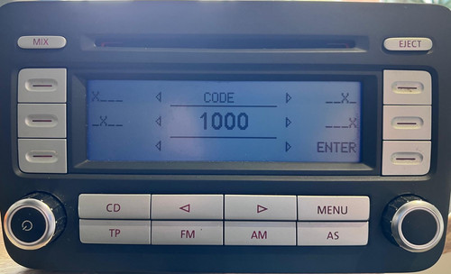 Volkswagen rcd car - volkswagen, radio