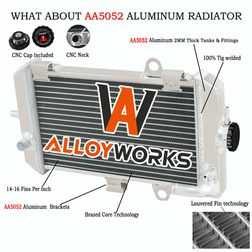 Aluminium radiator for - aluminium,