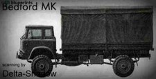 bedford mk Blueprint Drawing A4 Photo