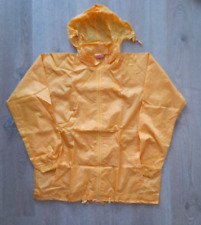 Unisex XL Lightweight  Kagool In A Bag Yellow  Rain Jacket Coat With Hood