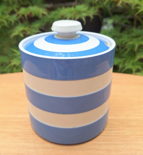 Green cornishware preserve - tg,