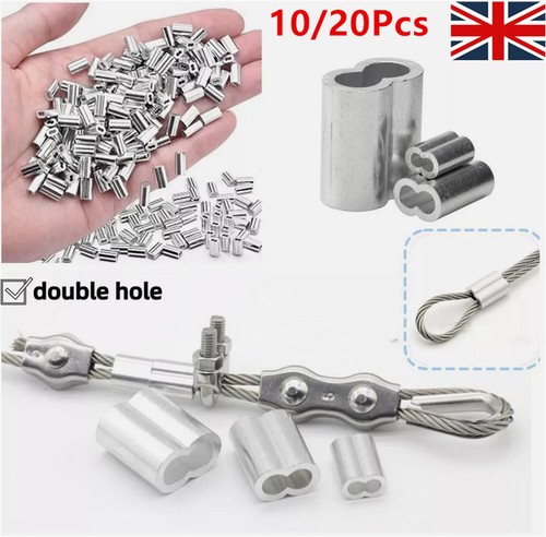 20pcs wire rope crimp - 10-20pcs,