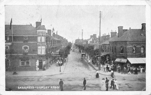 Postcard skegness lumley - -,