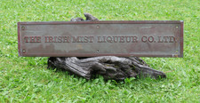 Irish Pub sign - THE IRISH MIST LIQUEUR CO. LTD- original bronze office sign.