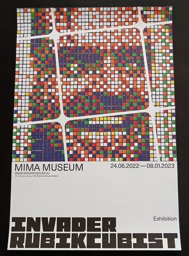 Invader rubikcubist mima 2022 - invader,