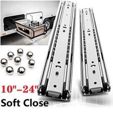 Heavy Duty Soft Close Drawer Runners Ball Bearing Cabinet Slides Full Extension