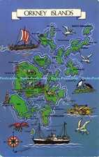 R582416 Orkney Islands Map Photo Precision Limited Colourmaster International 19