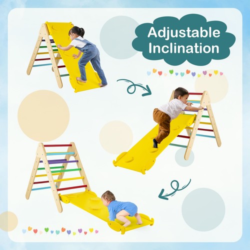 Wooden kids climber - in,