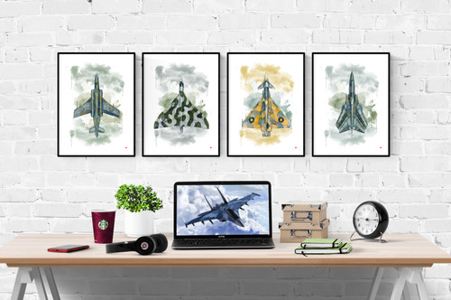 Raf legends watercolour - raf,