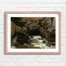 Old Mill and Waterfall in