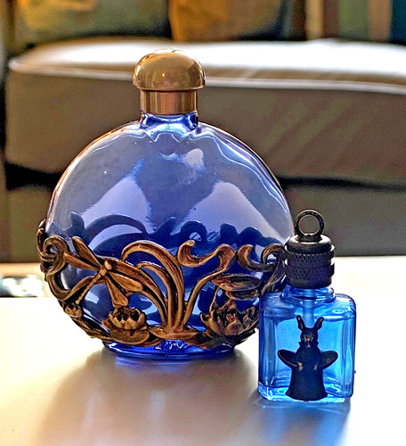 Two vintage cobalt - vintage, blue