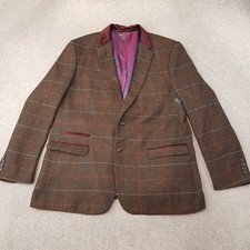 Dobell Mens Jacket 48R Brown