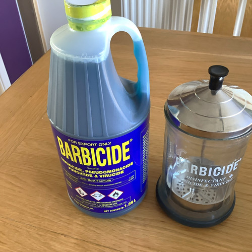 Barbicide blue liquid - barbicide,