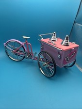 Pink Ice Cream Tricycle Cart